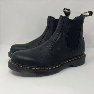 Women’s Dr Martens 2976 Ambassador Black Chelsea Nappa Ankle Boots Sz 9